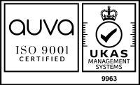 UKAS ISO 9001 white